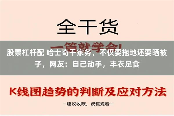 股票杠杆配 哈士奇干家务，不仅要拖地还要晒被子，网友：自己动手，丰衣足食